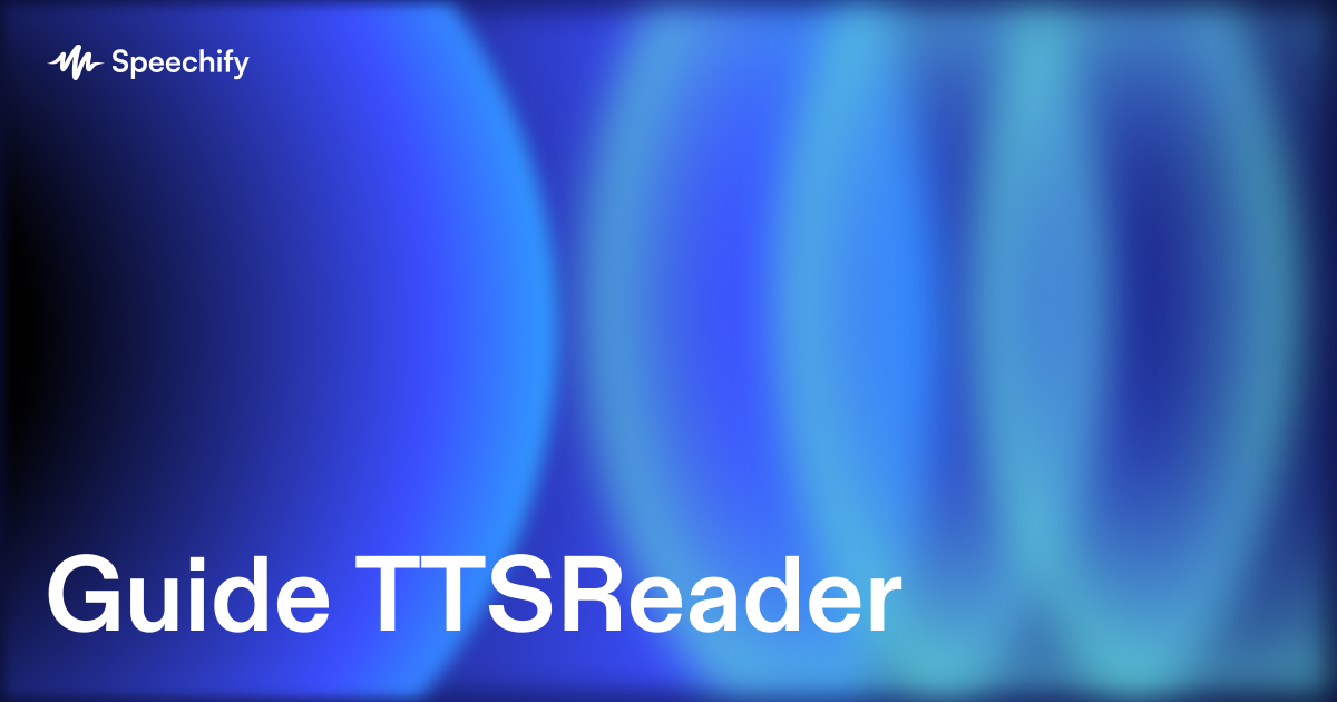 Guide TTSReader