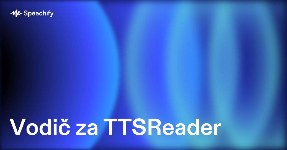 Vodič za TTSReader