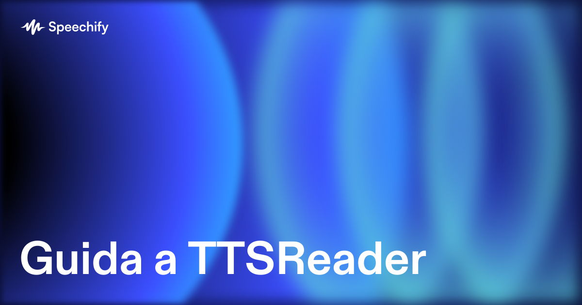 Guida a TTSReader