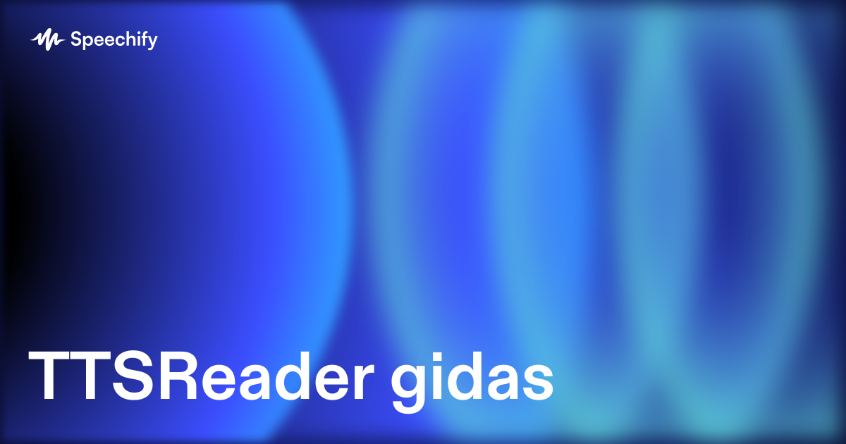 TTSReader gidas