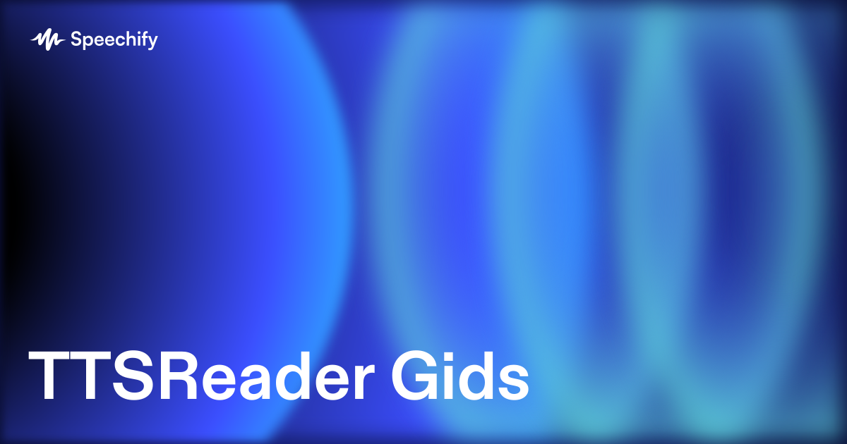 TTSReader Gids