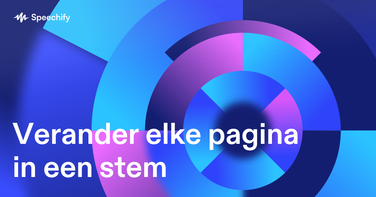 Verander elke pagina in een stem