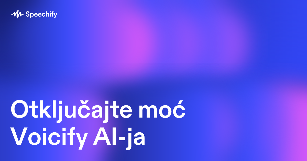 Otključajte moć Voicify AI-ja