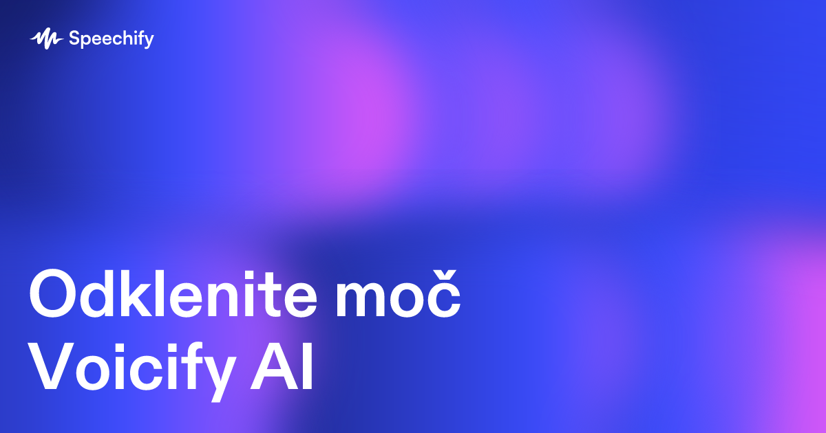 Odklenite moč Voicify AI