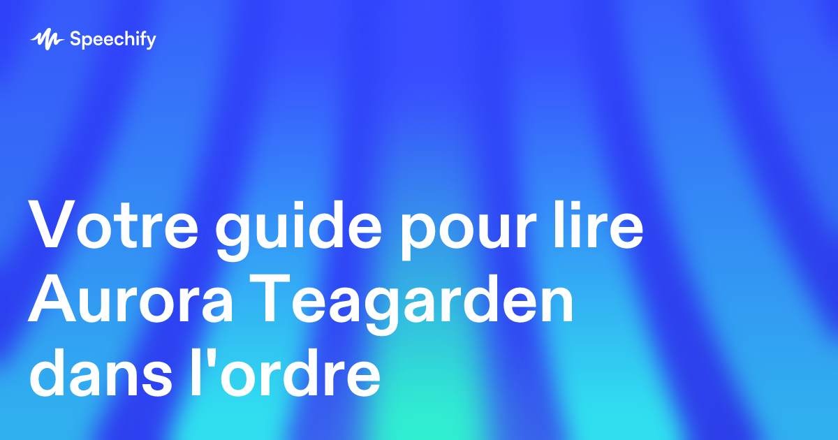 Votre guide pour lire Aurora Teagarden dans l'ordre