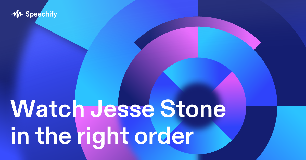 Watch Jesse Stone in the right order