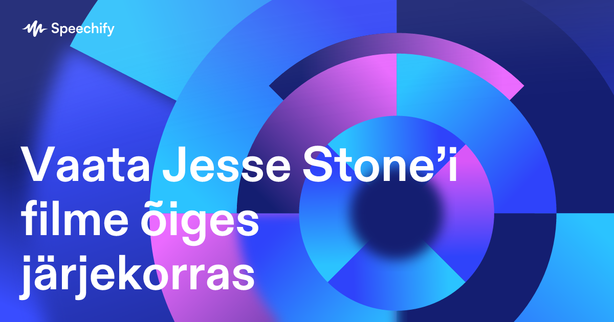 Vaata Jesse Stone’i filme õiges järjekorras