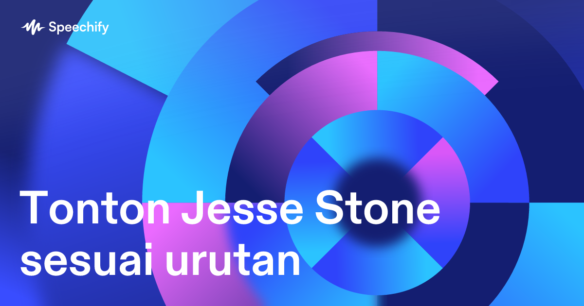 Tonton Jesse Stone sesuai urutan