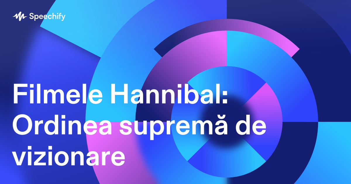 Filmele Hannibal: Ordinea supremă de vizionare