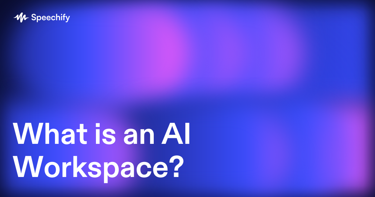 What is an AI Workspace?