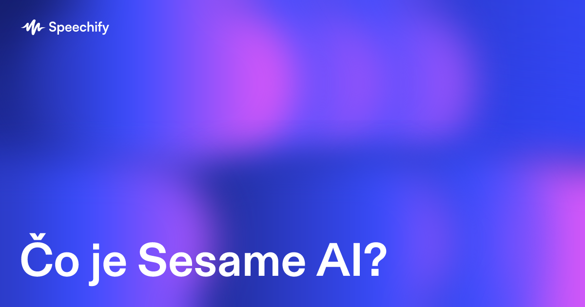 Čo je Sesame AI?