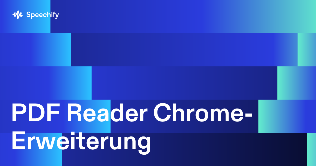 PDF Reader Chrome-Erweiterung