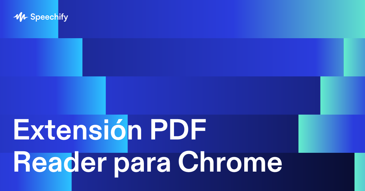 Extensión PDF Reader para Chrome