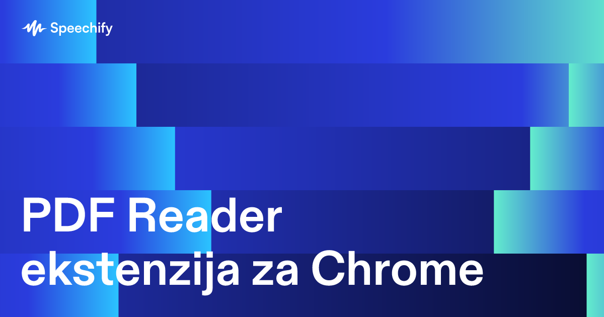 PDF Reader ekstenzija za Chrome