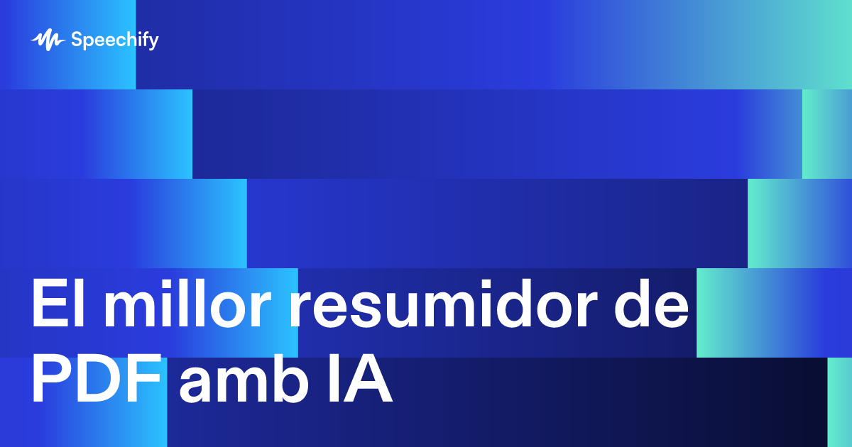 El millor resumidor de PDF amb IA