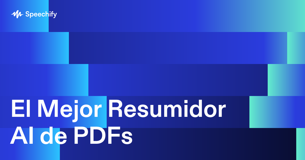 El Mejor Resumidor AI de PDFs