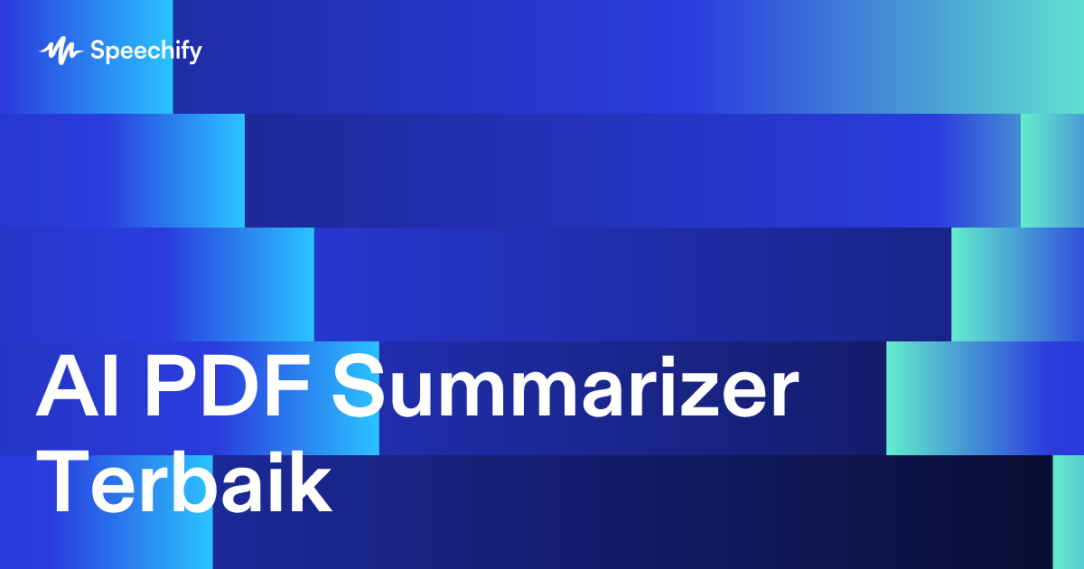 AI PDF Summarizer Terbaik