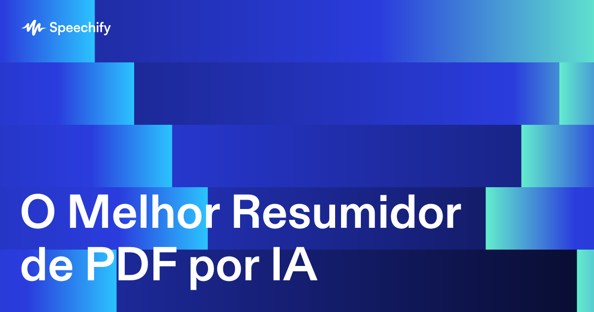 O Melhor Resumidor de PDF por IA
