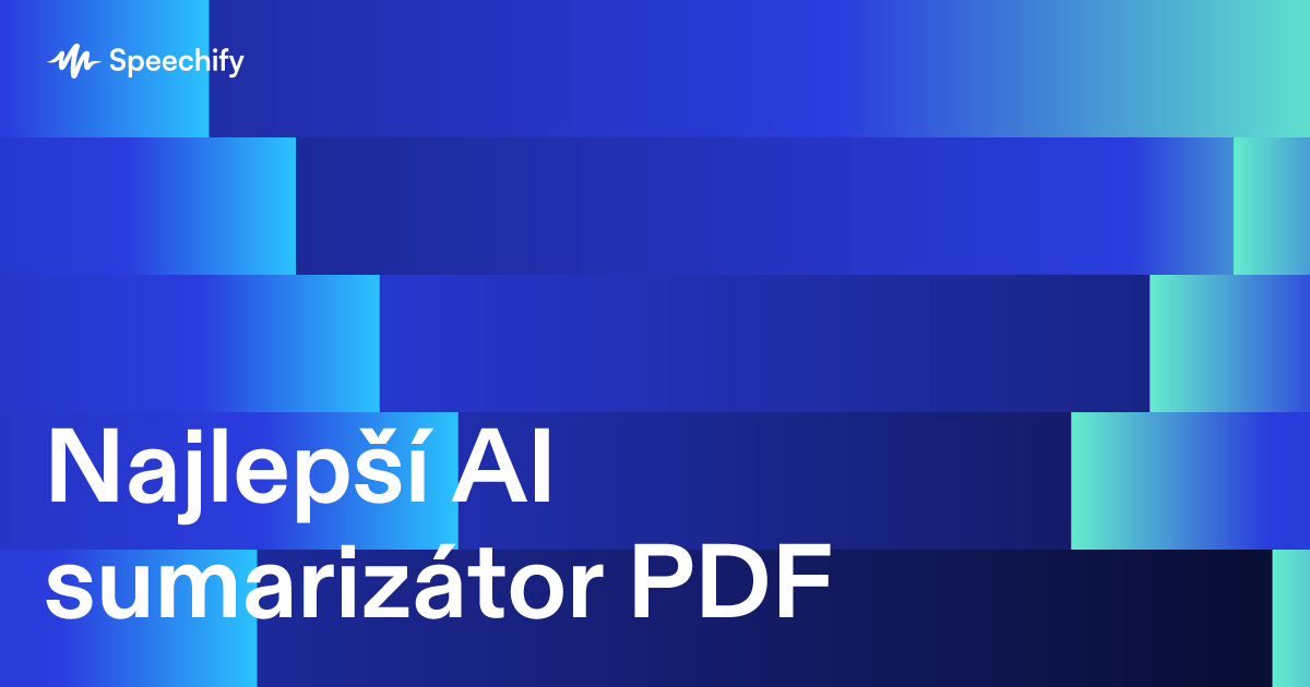 Najlepší AI sumarizátor PDF