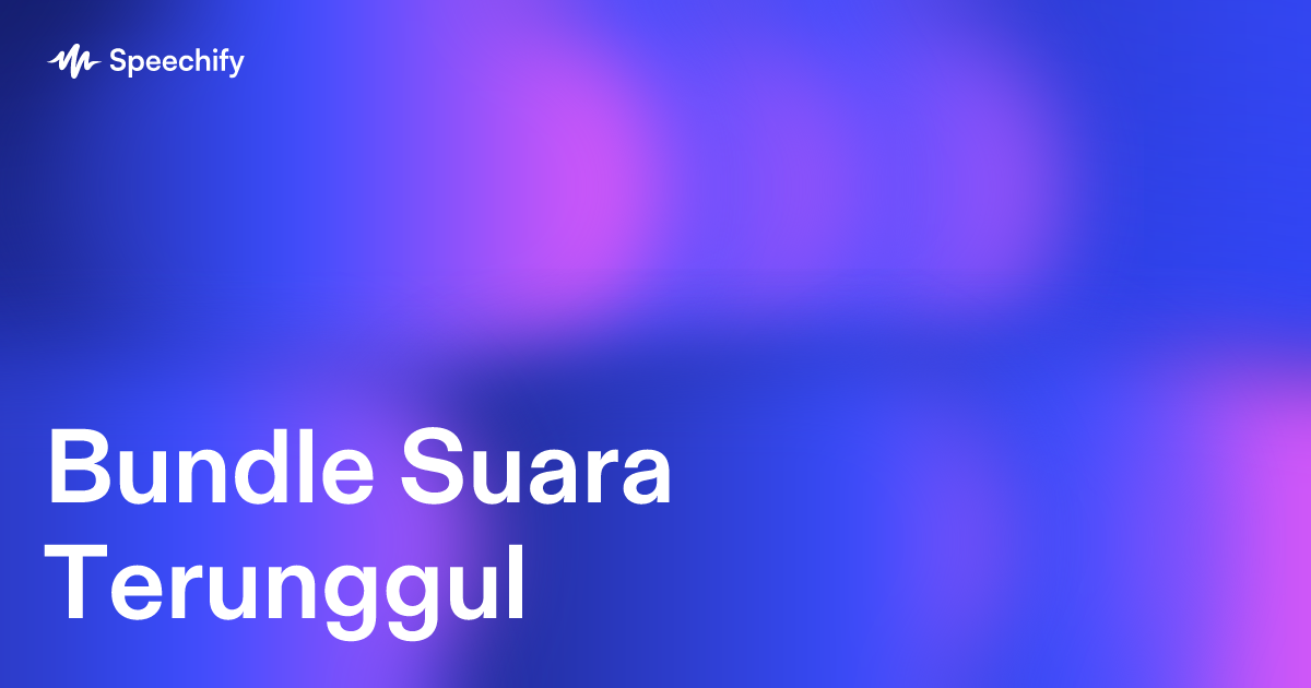 Bundle Suara Terunggul