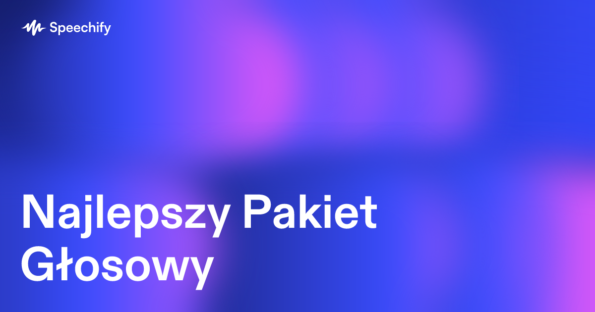 Najlepszy Pakiet Głosowy