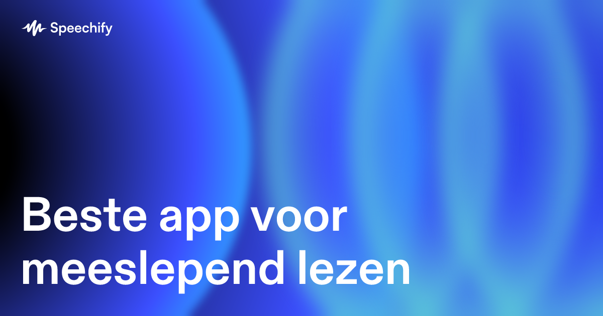 Beste app voor meeslepend lezen