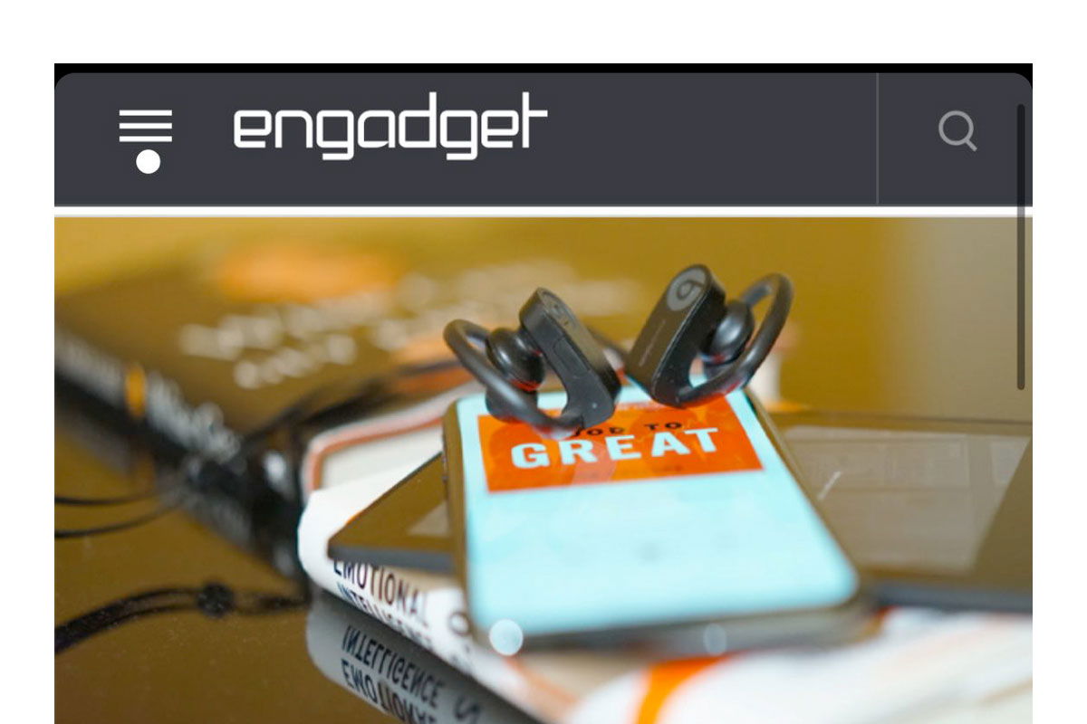 endgadget article screenshot