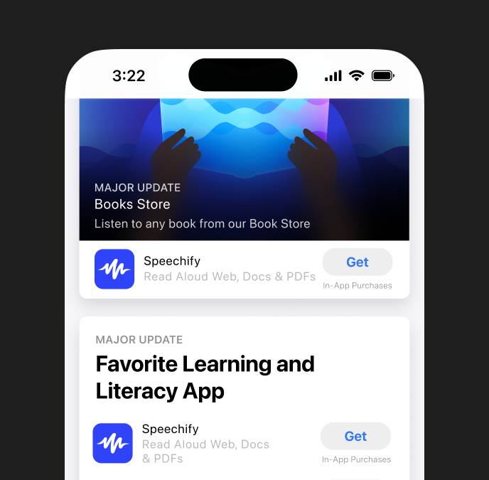 Speechify is a Favorite Learning and Literacy App