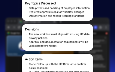Action Items