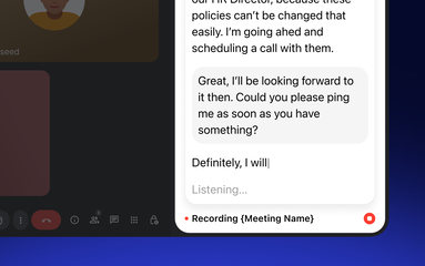 Live Transcription