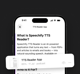 Speechify understands context