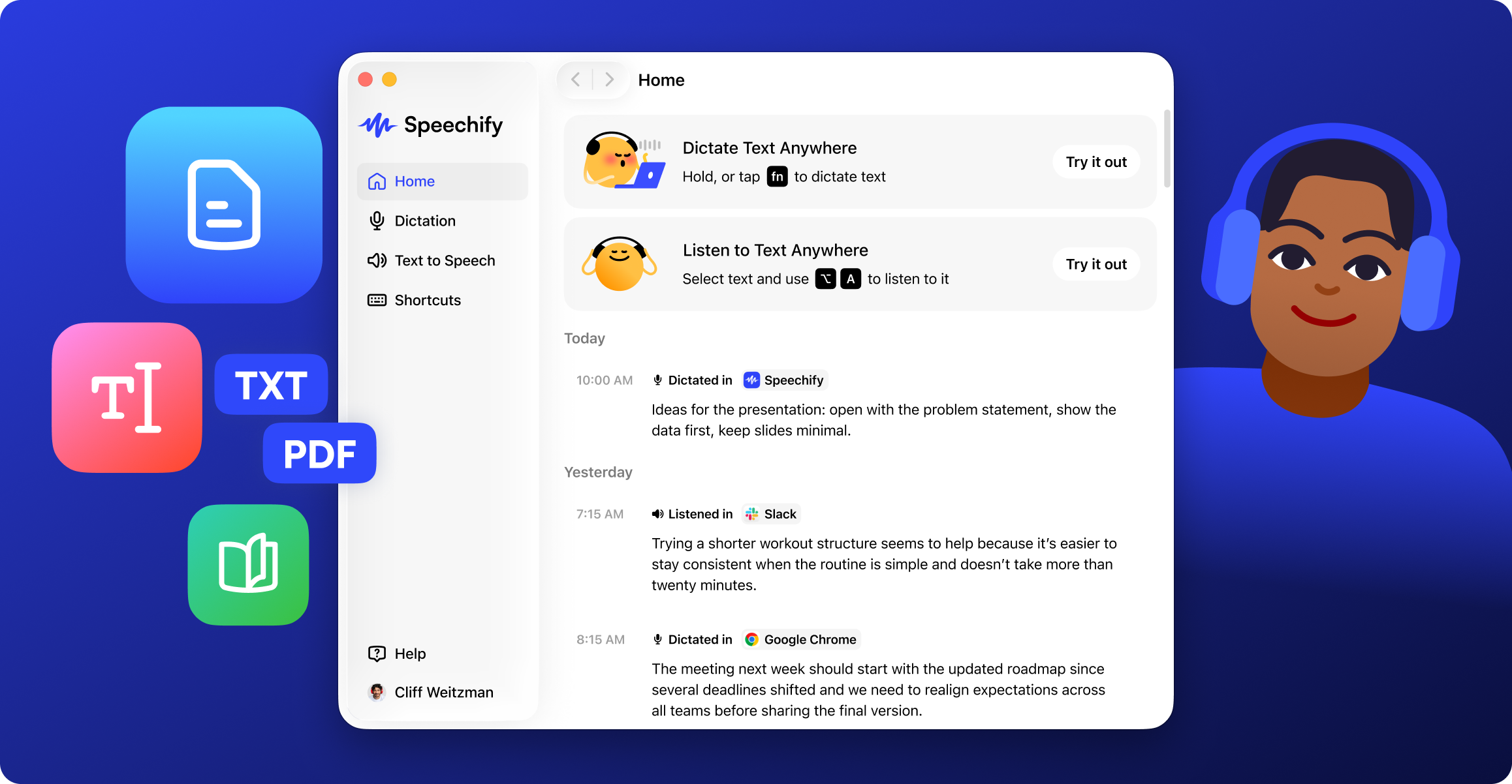 Speechify for Mac