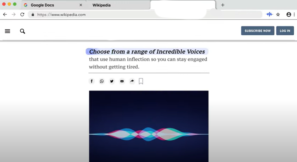 Reading a News Article Aloud With Speechify
