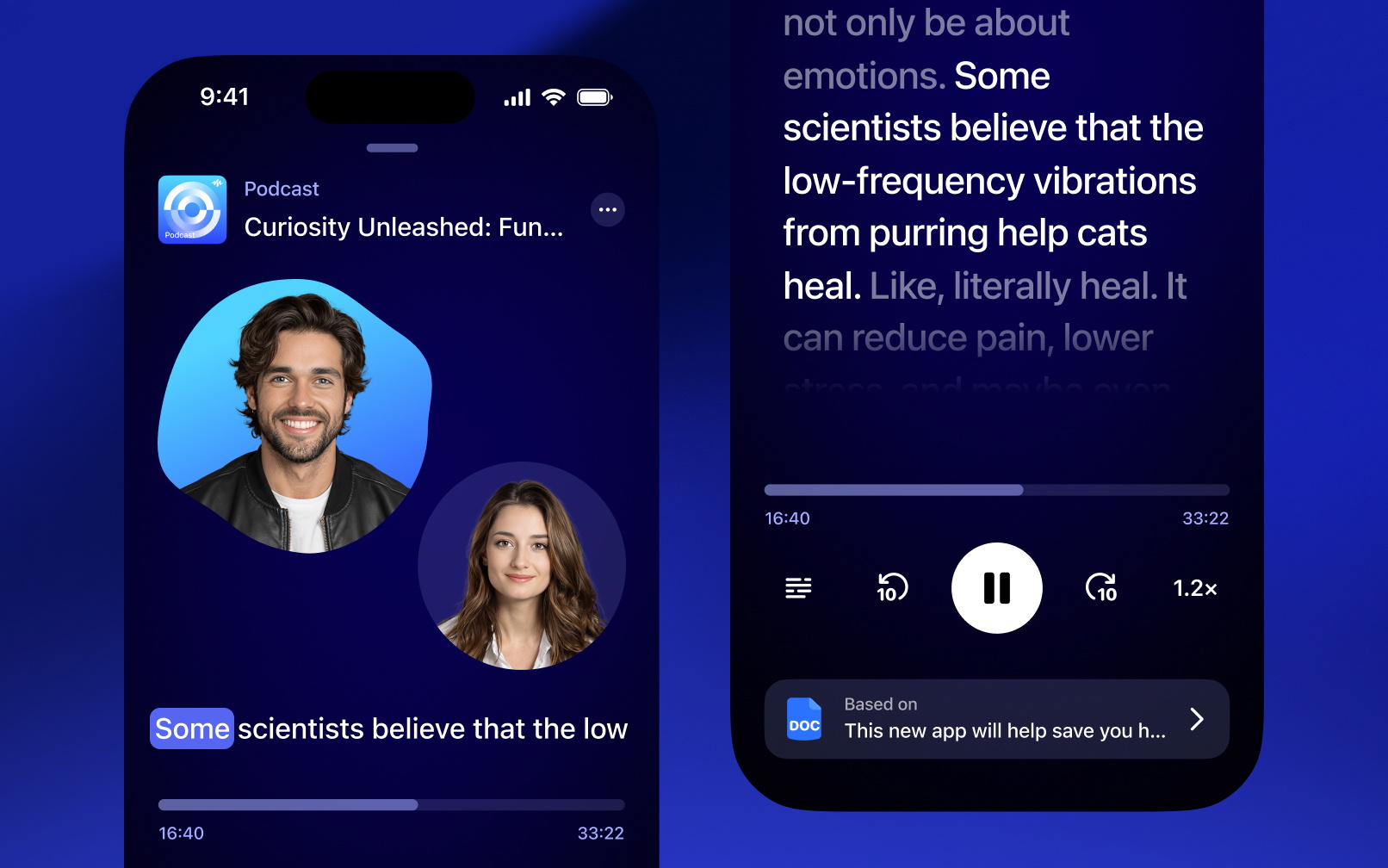 podcast mobile screenshot