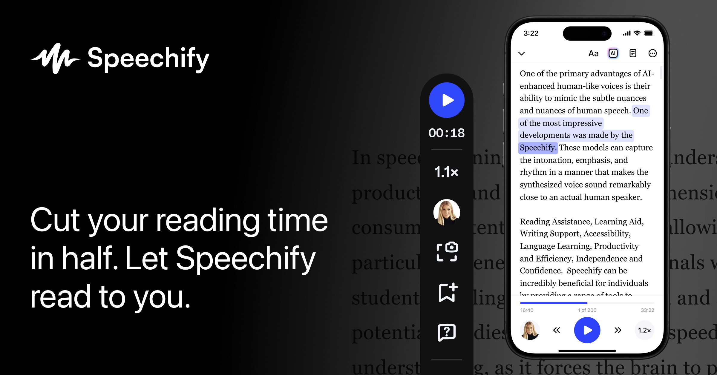شعار Speechify